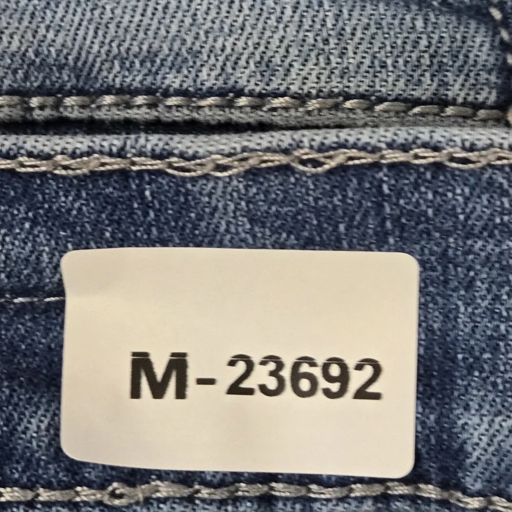 BKE Men Jeans 32X34 Light Blue Denim Straight Jake Distressed 31